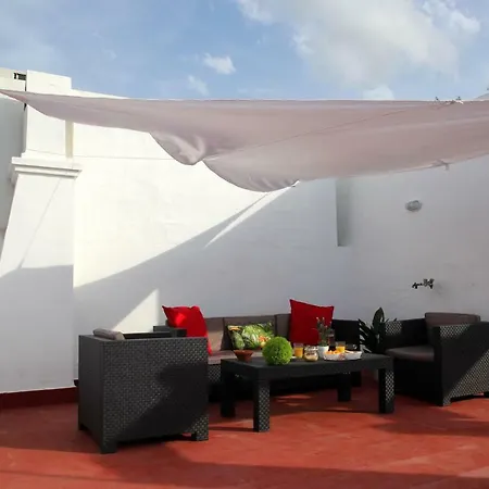 Rooftop - Chalet En Cabo Pino Con Vistas Al Mar, Jardines Y Piscina