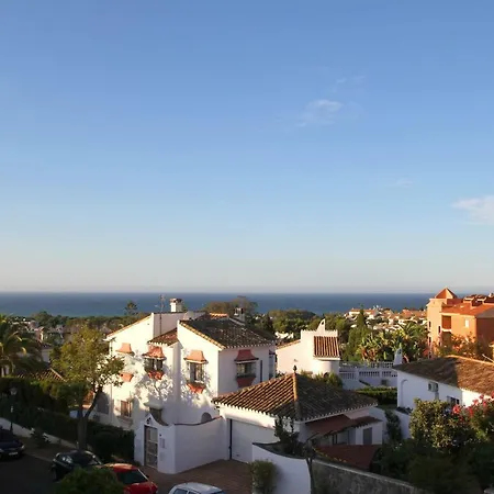 Rooftop - Chalet En Cabo Pino Con Vistas Al Mar, Jardines Y Piscina * Marbella